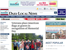 Tablet Screenshot of dailylocal.com